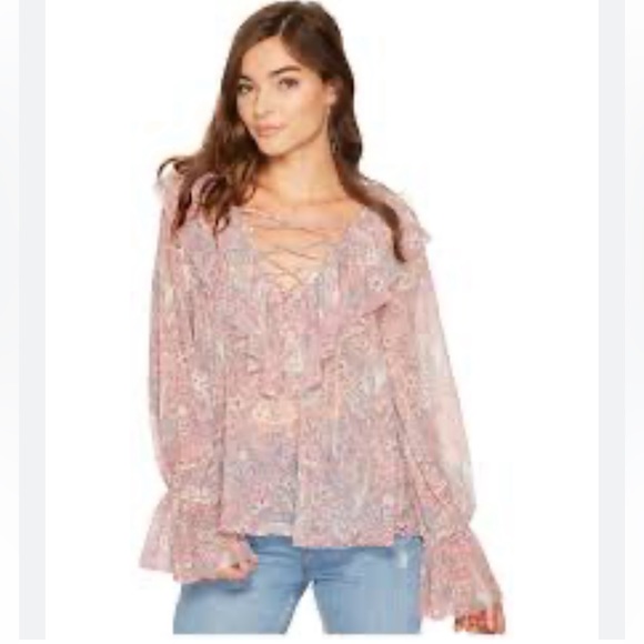 Show Me Your Mumu Elton Blouse Size M - Picture 2 of 9